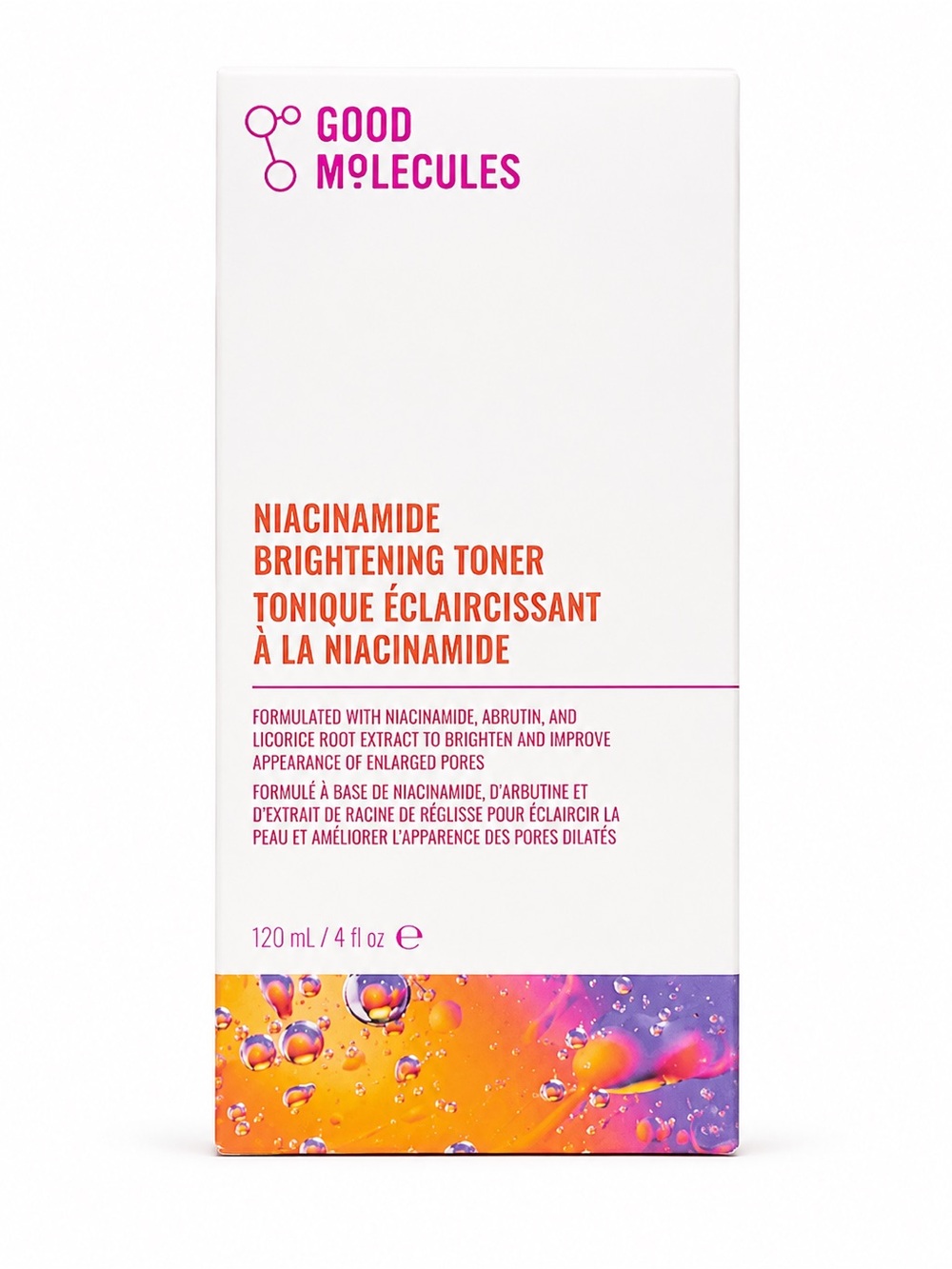 NEW Good Molecules Niacinamide Brightening Toner 120mL Sealed